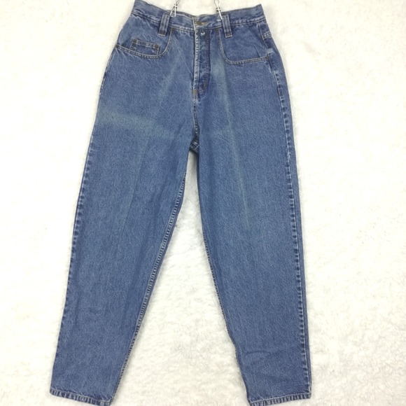 The Limited Denim - Vtg The Limited Womens Mom Jeans Blue Denim Button Fly High Rise Relaxed 8